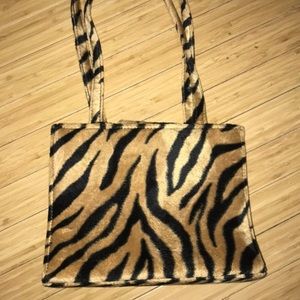Animal print purse